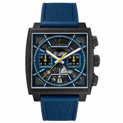 Sport Chronograph Watch with Blue Strap