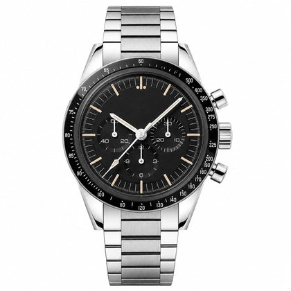 Chronograph Watch Silver Tone 40mm