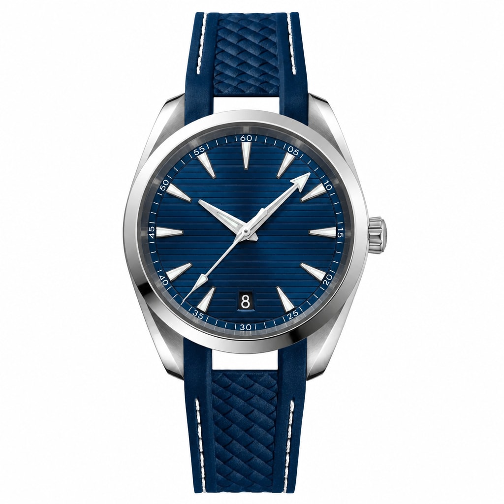 Casual Blue Dial Watch 38mm