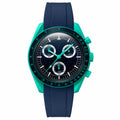 Sport Watch with Navy and Turquoise Case