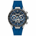 Sport Chronograph Watch with Blue Strap