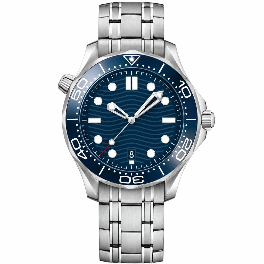 Sport Diver Watch Blue Dial 42mm
