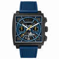 Sport Chronograph Watch with Blue Strap